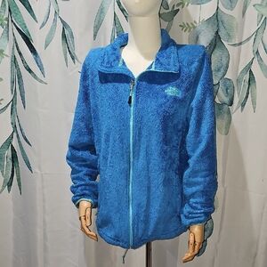 The North Face Blue Teddy Plush Fleece Jacket